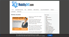 Desktop Screenshot of mobility247.com